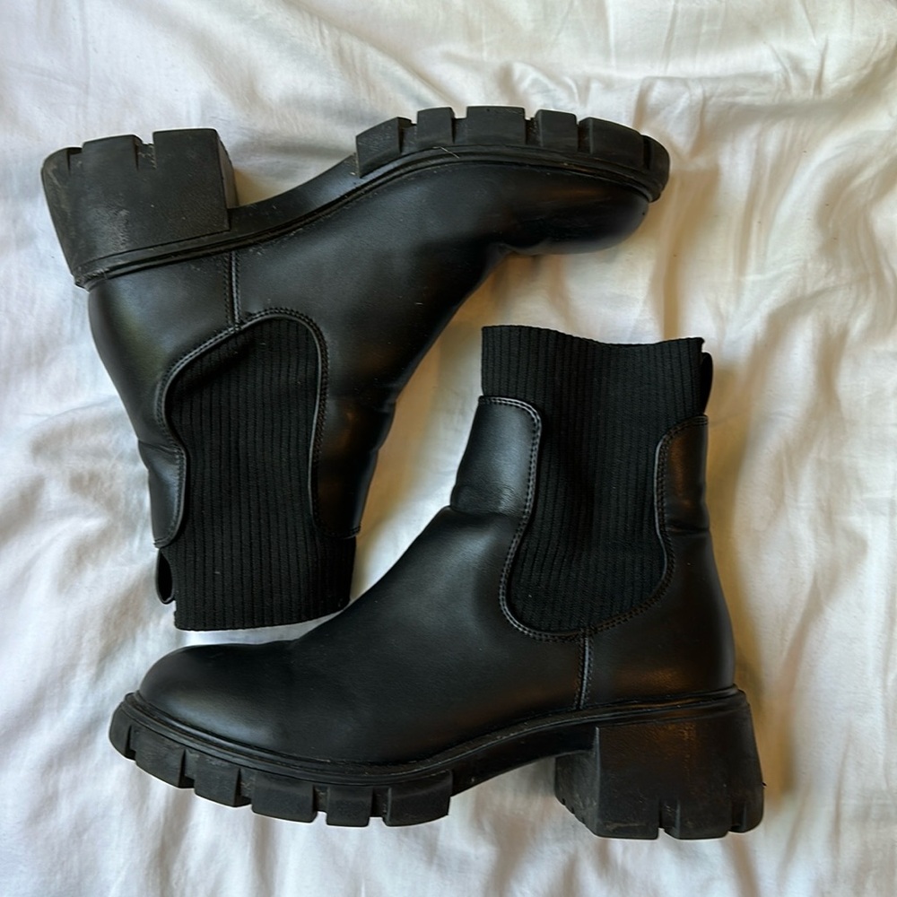 Black boots